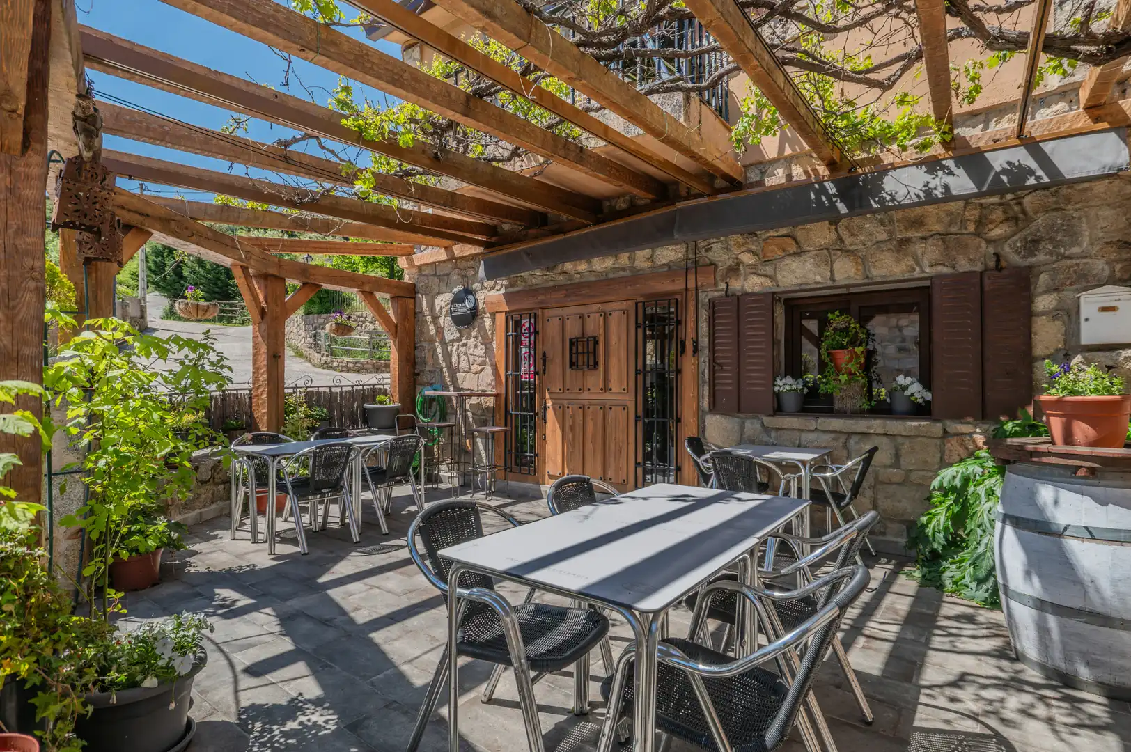 Terraza de Casa o chalet en venta en Santa María de la Alameda con Aire acondicionado, Calefacción y Terraza