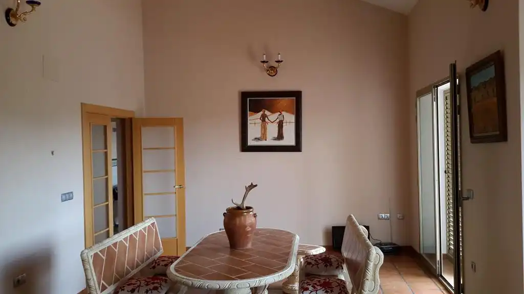 Esszimmer von Haus oder Chalet zur Miete in Alcaraz mit Heizung, Privatgarten und Terrasse