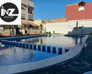 Swimming pool of Flat for sale in  Murcia Capital  with Air Conditioner, Private garden and Balcony