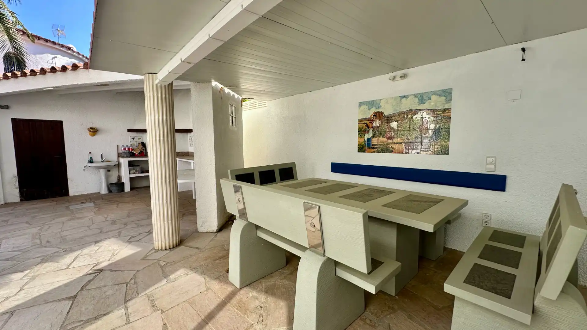 Comedor de Casa o chalet en venta en L'Ametlla de Mar  con Aire acondicionado, Jardín privado y Piscina
