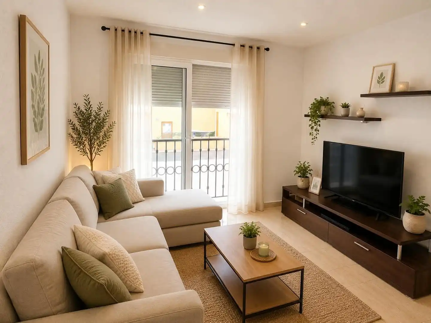 Living room of Flat for sale in La Unión  with Air Conditioner and Furnished