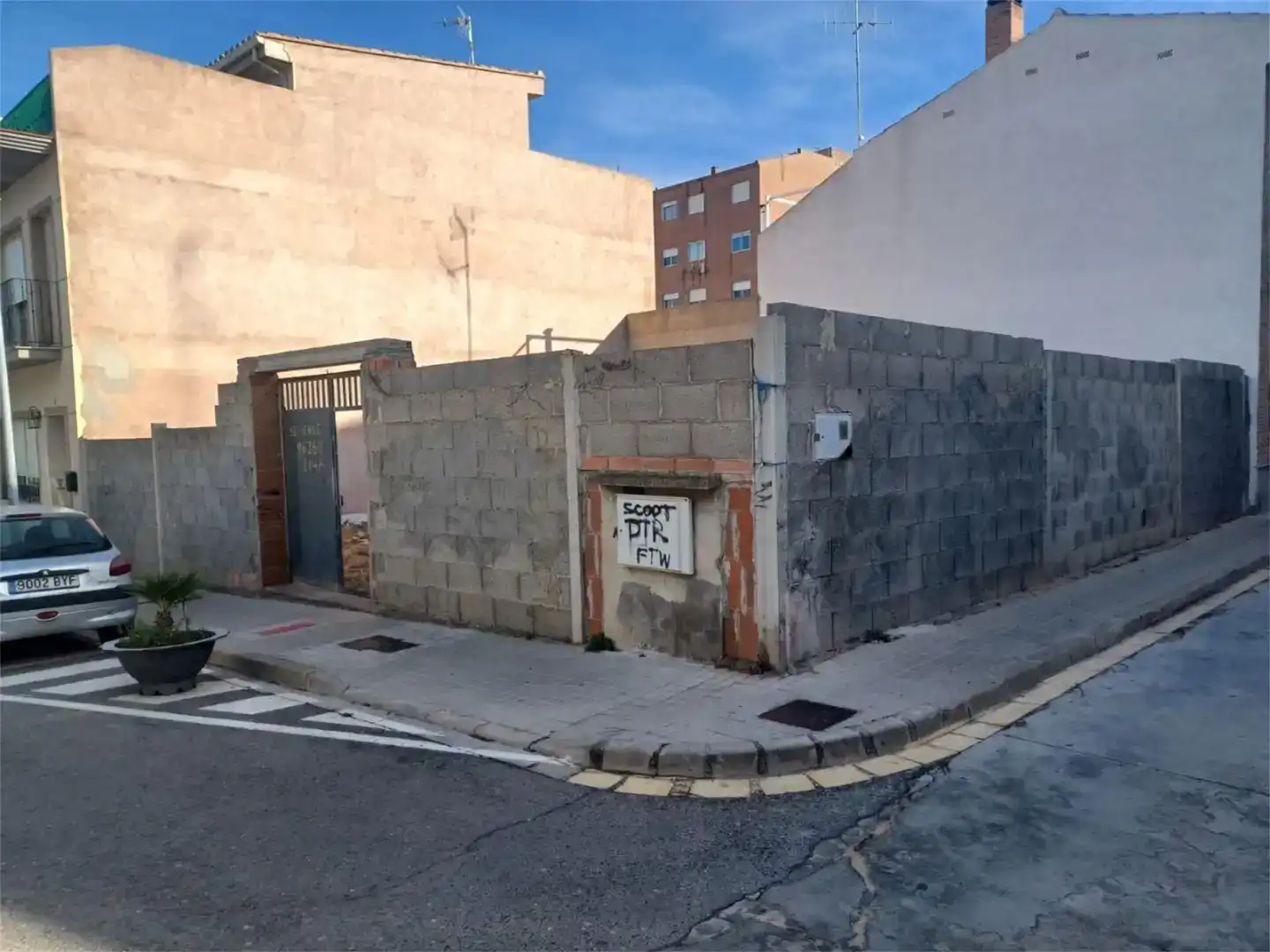 Vista exterior de Terreno en venta en Faura