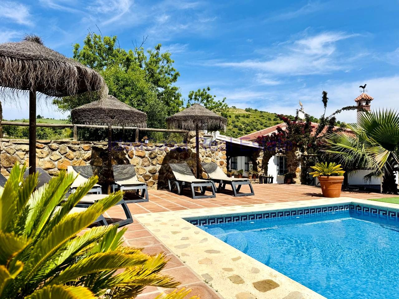 Swimming pool of Country house for sale in Villanueva de la Concepción  with Air Conditioner, Private garden and Terrace