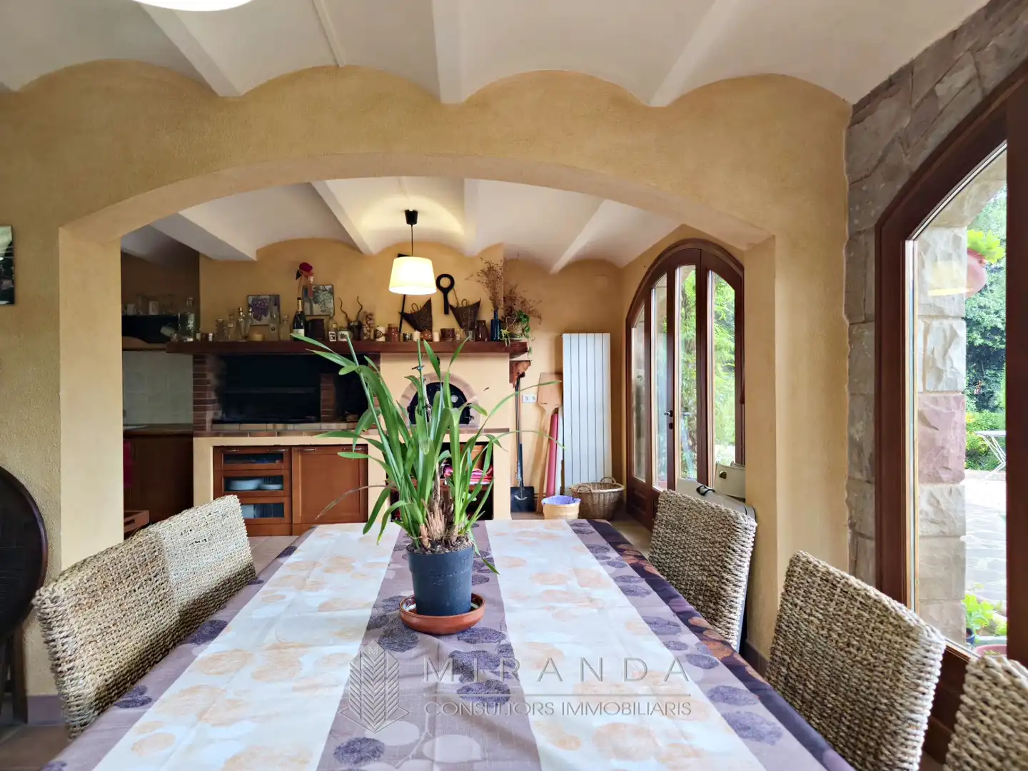 Comedor de Casa o chalet en venta en L'Ametlla del Vallès con Aire acondicionado, Jardín privado y Terraza