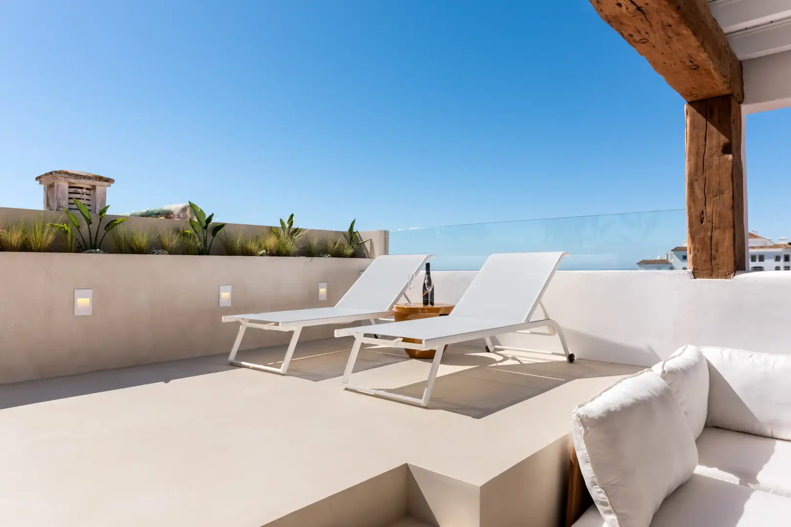 Terraza de Ático en venta en Manilva con Aire acondicionado, Terraza y Piscina