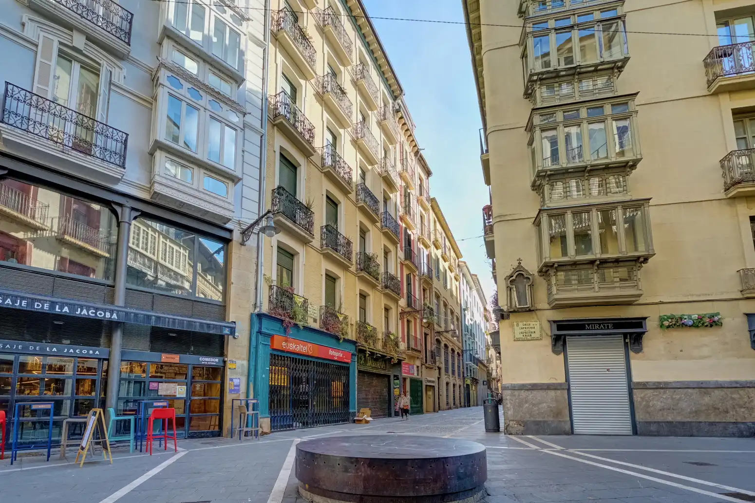 Exterior view of Flat for sale in  Pamplona / Iruña  with Heating, Parquet flooring and Storage room