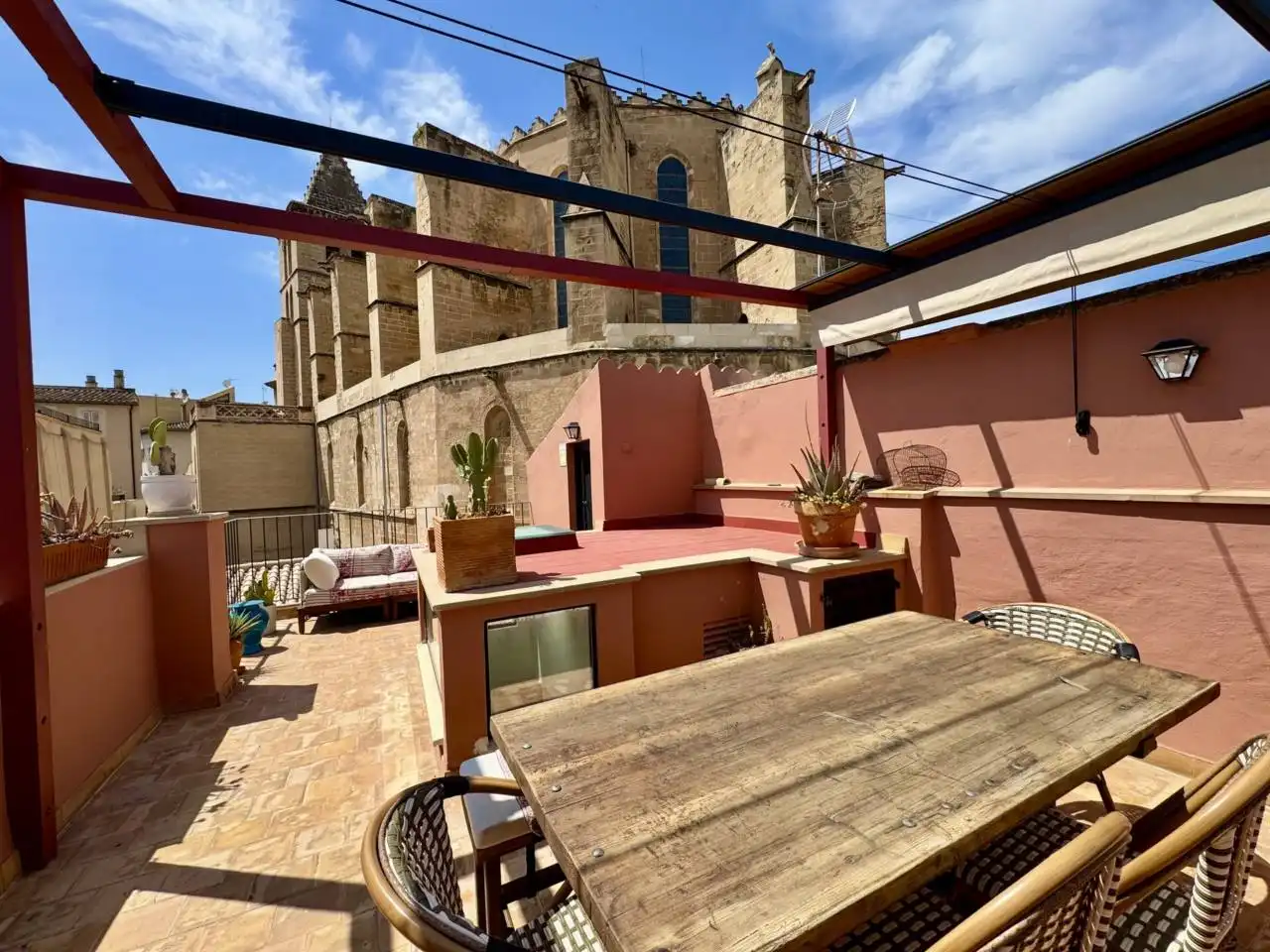 Terraza de Ático en venta en  Palma de Mallorca con Aire acondicionado, Calefacción y Parquet