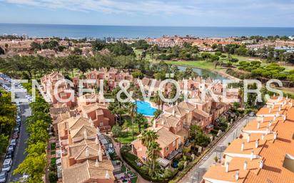 Exterior view of House or chalet for sale in La Antilla  with Air Conditioner, Heating and Private garden
