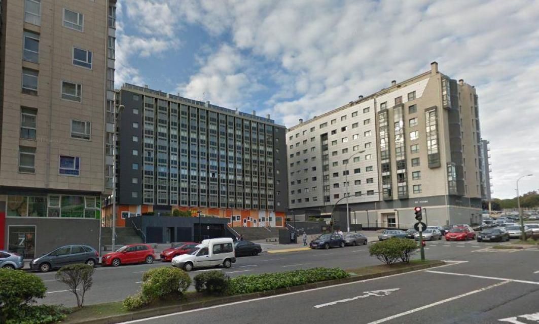 Vista exterior de Garatge en venda en A Coruña Capital 