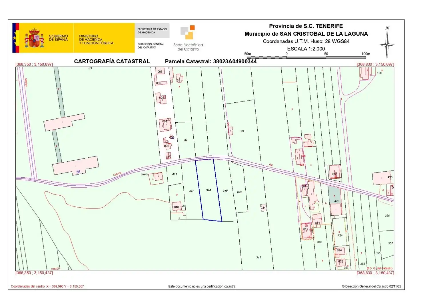 Terreno en venta en San Cristóbal de la Laguna