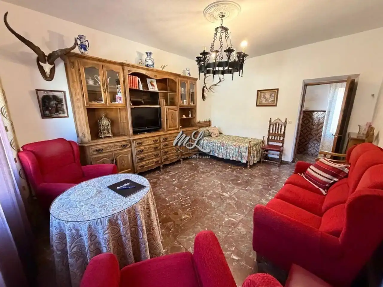 Sala de estar de Casa adosada en venta en Sonseca con Calefacción y Terraza
