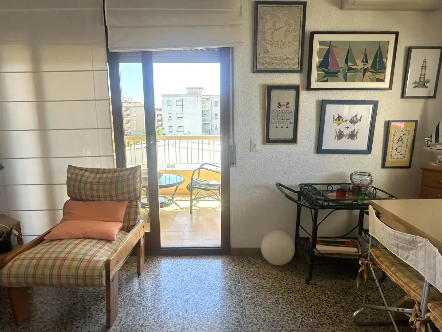 Terrasse von Wohnung zum Verkauf in Calafell mit Klimaanlage, Heizung und Terrasse