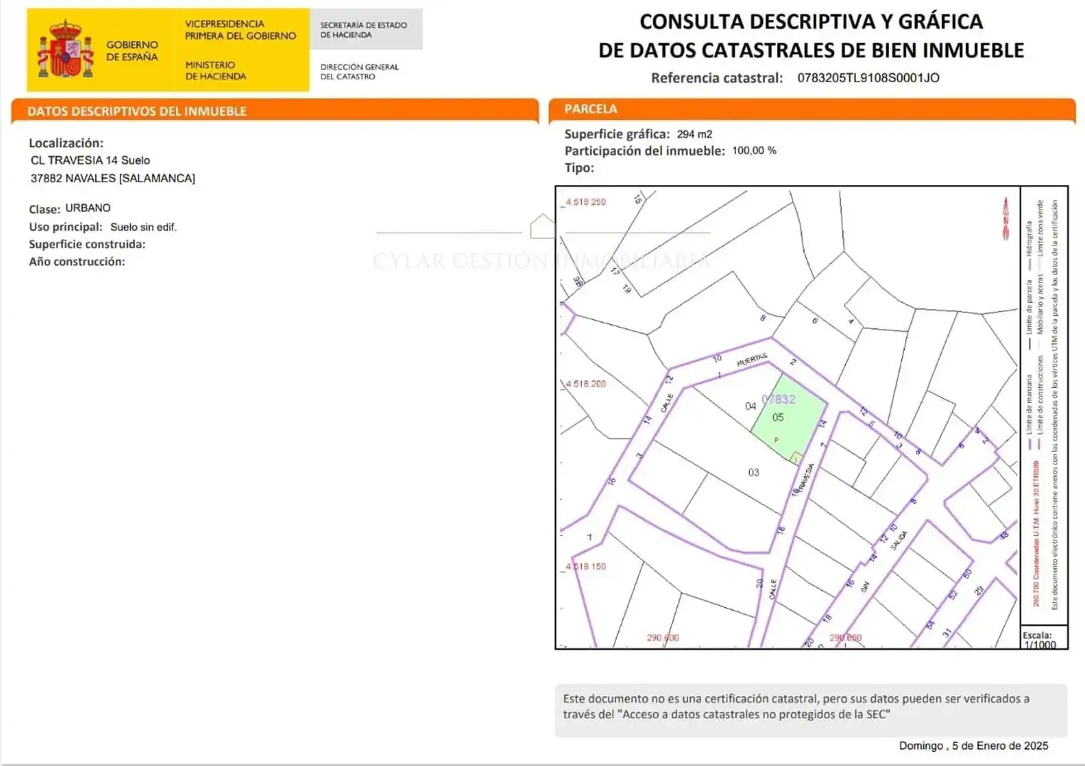 Exterior view of Residential for sale in Navales