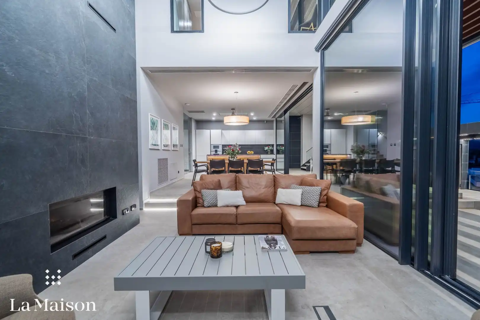 Sala de estar de Casa o chalet en venta en Caldes d'Estrac con Aire acondicionado, Calefacción y Jardín privado