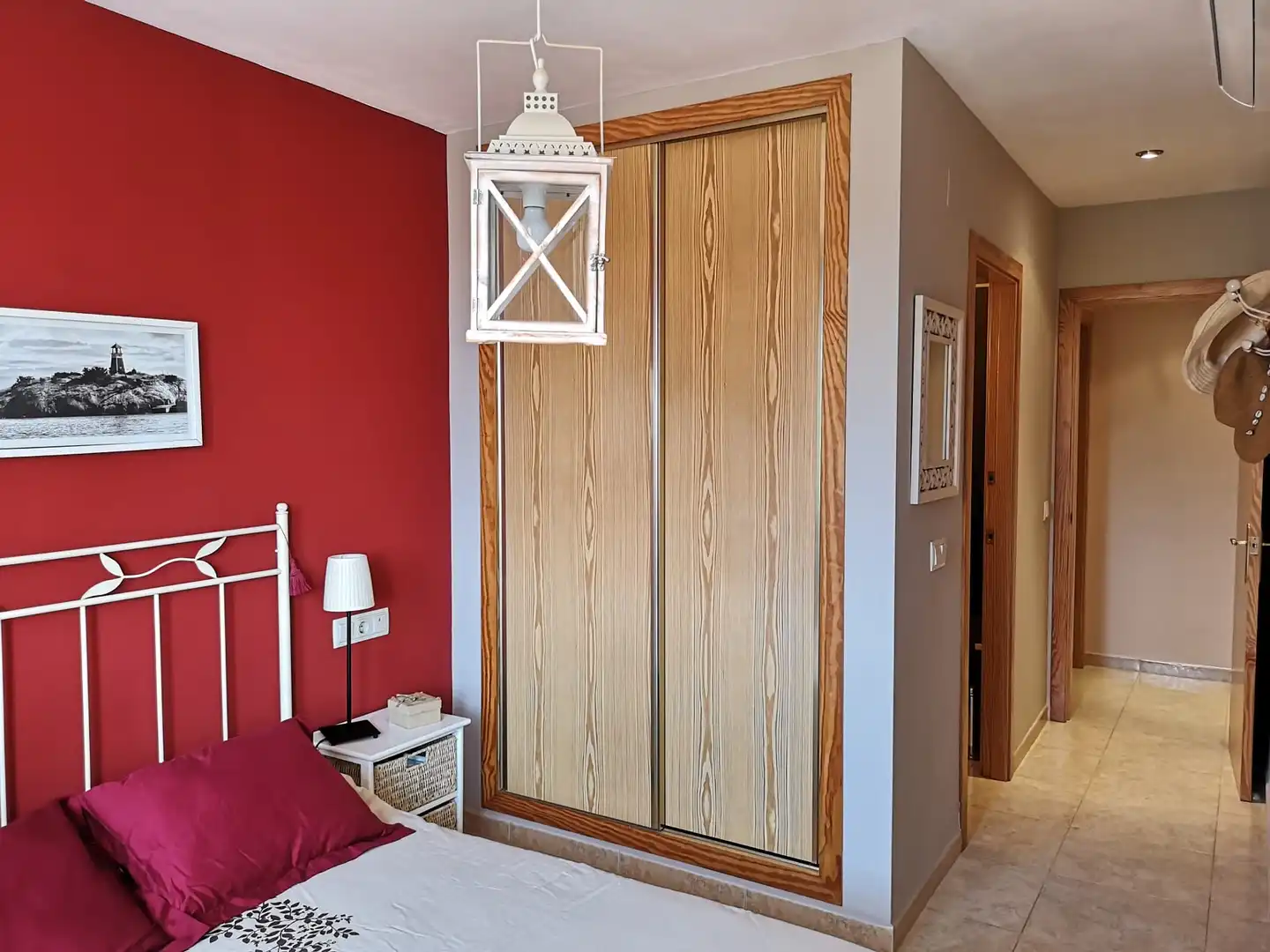 Dormitori de Apartament de lloguer en Peñíscola / Peníscola amb Aire condicionat, Calefacció i Terrassa