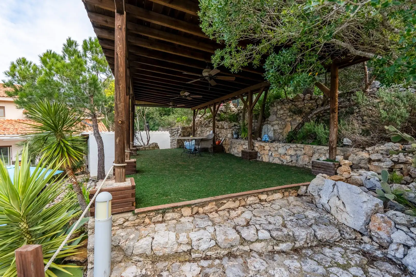 Terrassa de Casa o xalet de lloguer amb opció a compra en Olivella amb Aire condicionat, Calefacció i Jardí privat