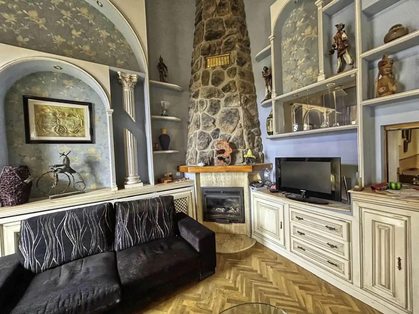 Sala de estar de Finca rústica en venta en Villacañas con Aire acondicionado, Calefacción y Terraza