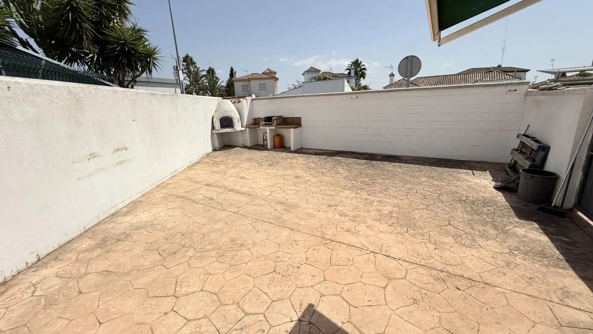 Jardín de Casa adosada en venta en Chiclana de la Frontera
