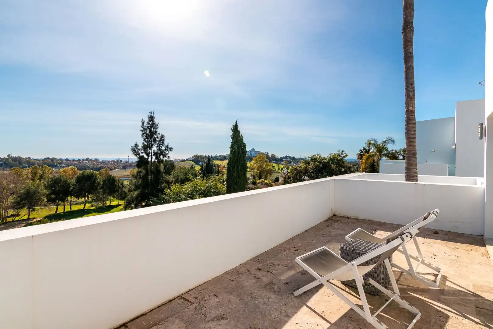 Terrassa de Casa o xalet de lloguer en Estepona amb Aire condicionat, Jardí privat i Terrassa