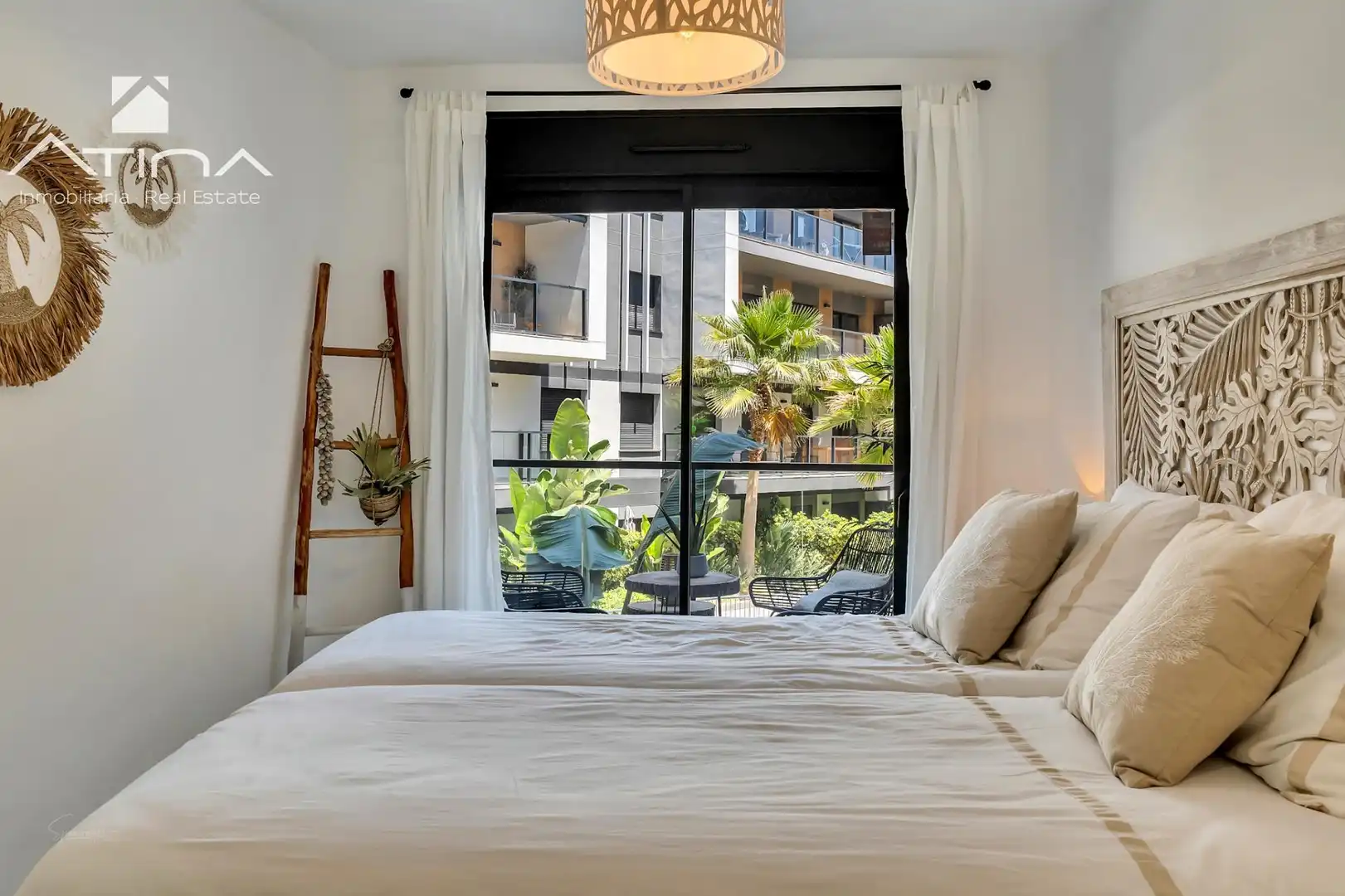 Dormitori de Apartament en venda en Jávea / Xàbia amb Aire condicionat, Jardí privat i Terrassa