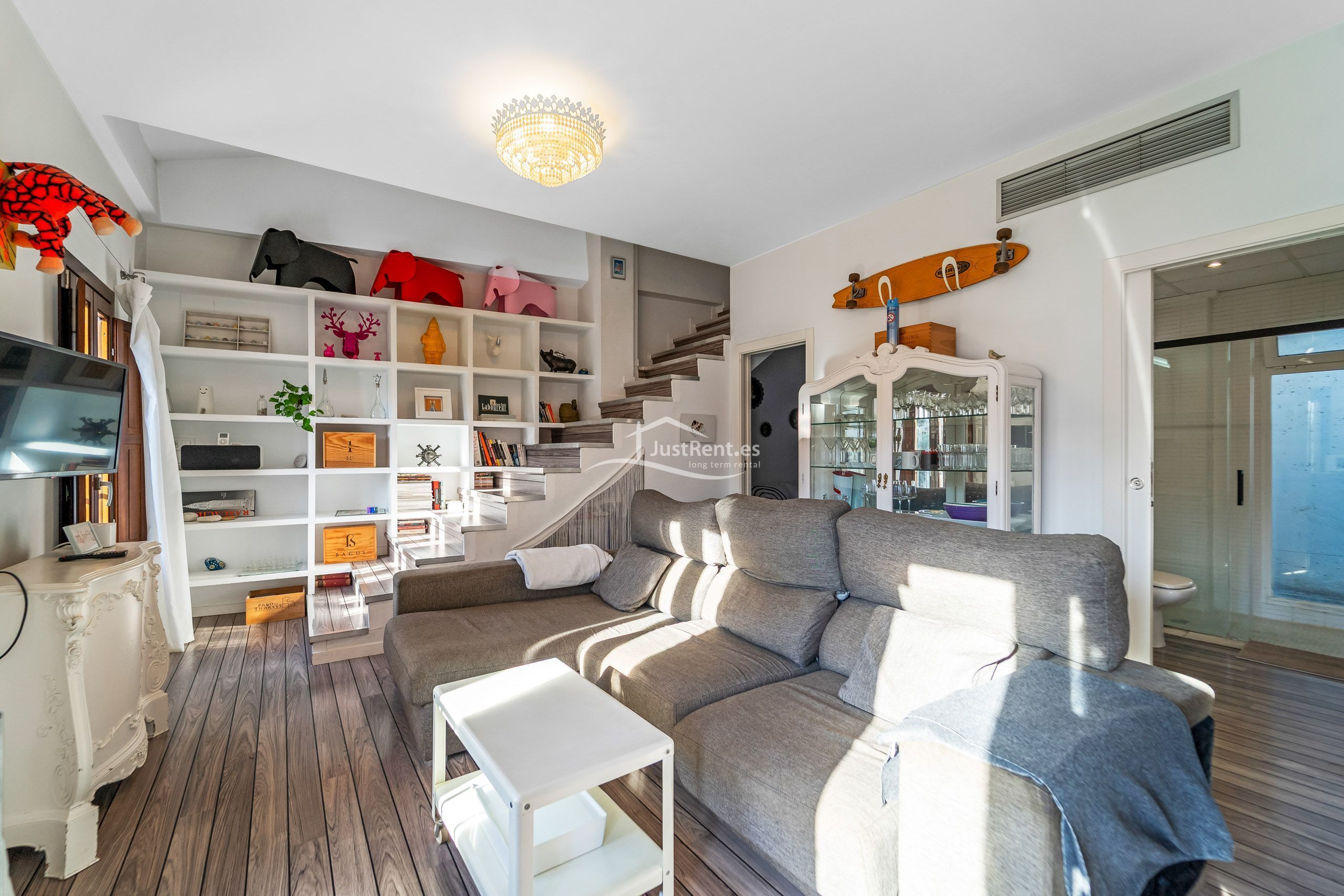 Living room of Attic to rent in Altea  with Air Conditioner, Terrace and Balcony