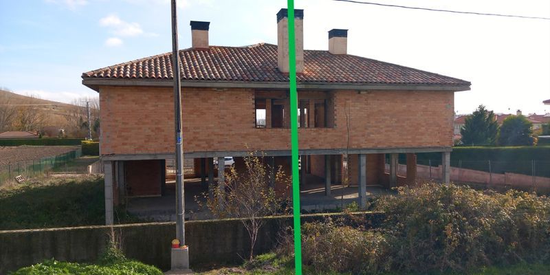 Exterior view of Single-family semi-detached for sale in Merindad de Río Ubierna  with Private garden, Terrace and Balcony