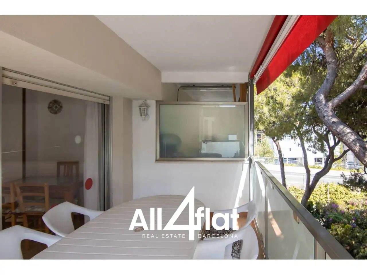 Balcony of Flat for rent in Castelldefels  with Air Conditioner, Furnished and Balcony