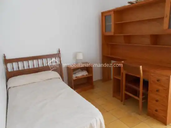Bedroom of Flat for rent in Cáceres  with Heating, Terrace and Furnished