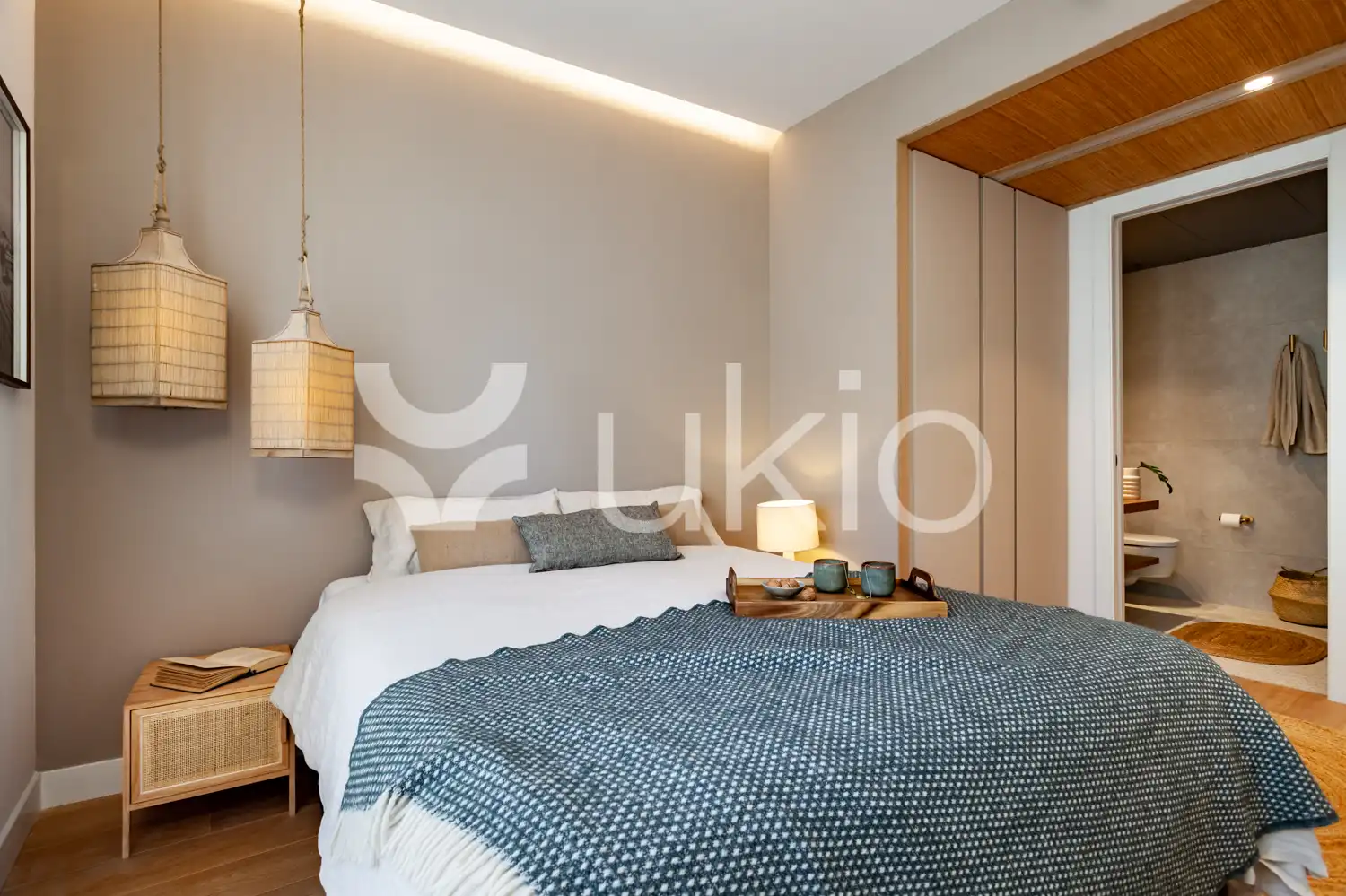 Habitación de Apartamento de alquiler en Barcelona con Aire acondicionado, Calefacción y Amueblado