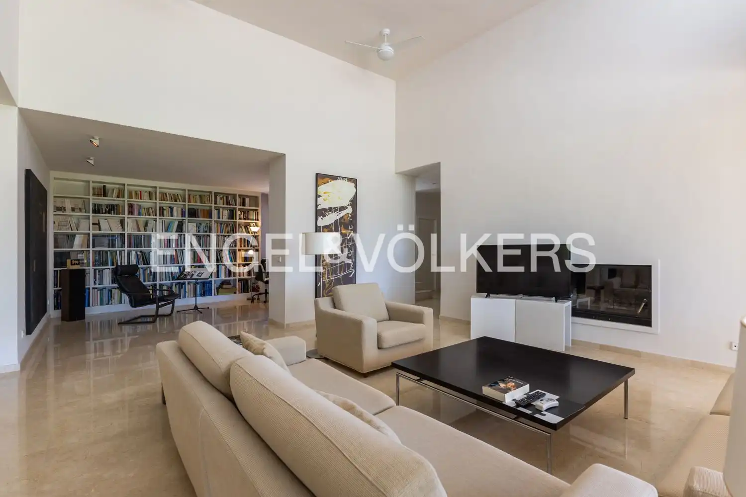 Sala de estar de Casa o chalet en venta en Jávea / Xàbia con Aire acondicionado, Calefacción y Jardín privado