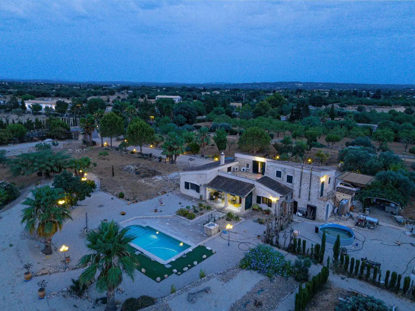 Exterior view of Country homes for sale in Inca  with Air Conditioner, Heating and Private garden