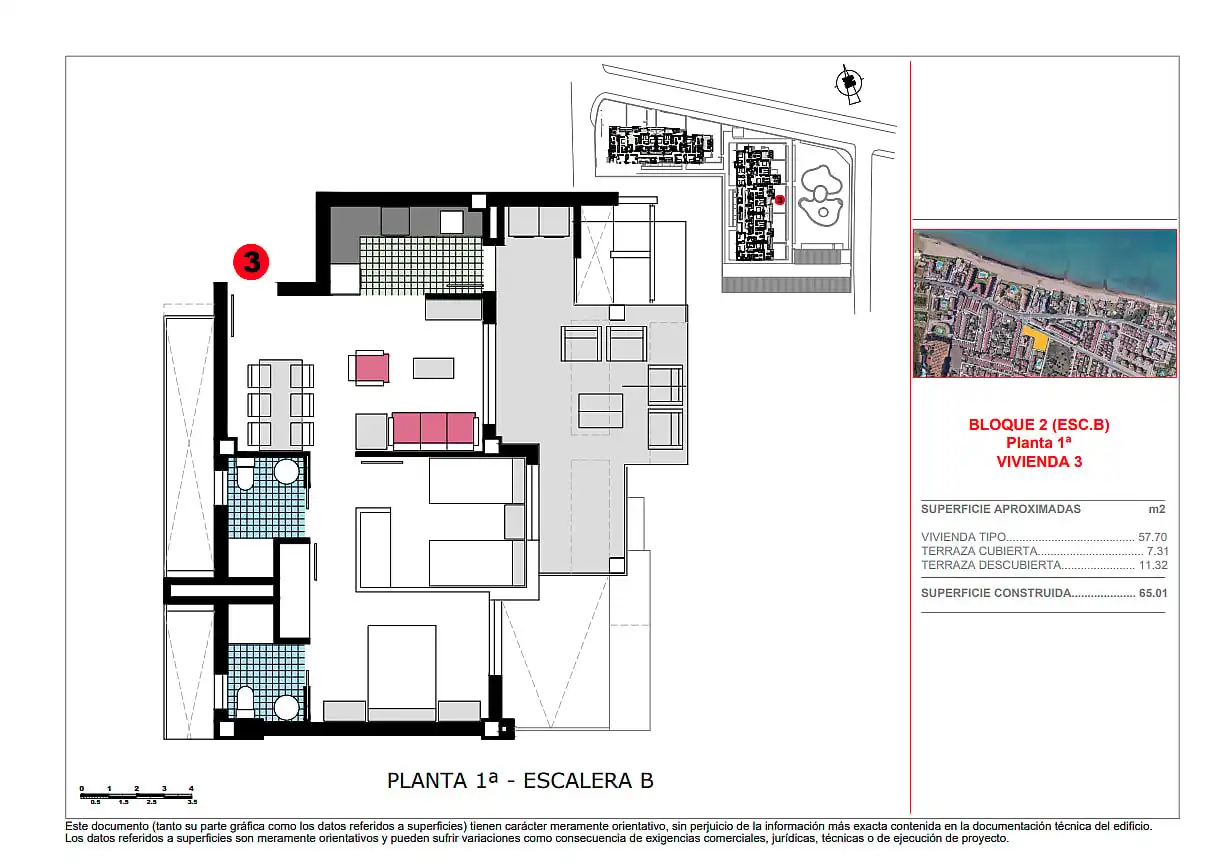 Mini appartamento con terrazza in vendita a Las Marinas / Les Marines, imagen 8