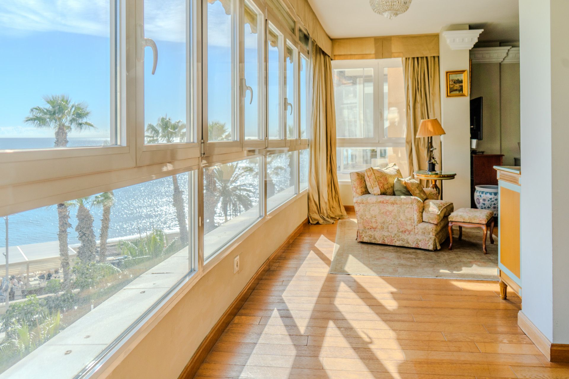 Living room of Apartment for sale in Málaga Capital  with Furnished and Alarm