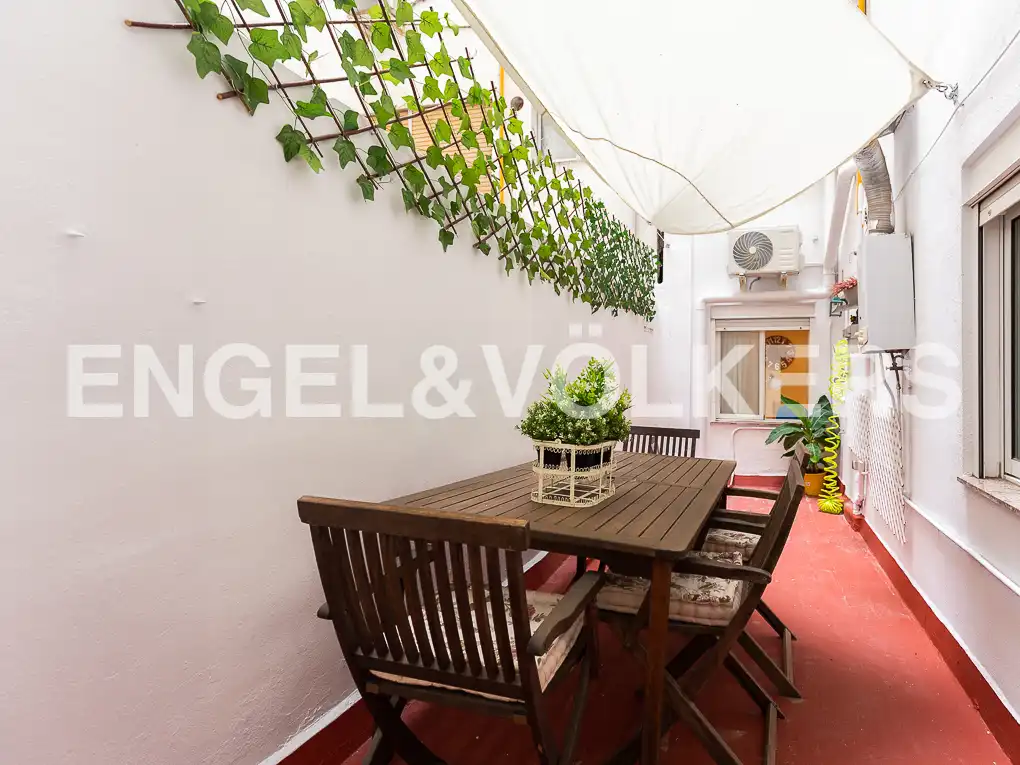 Terrace of Flat for rent in Valencia  with Air Conditioner, Heating and Terrace