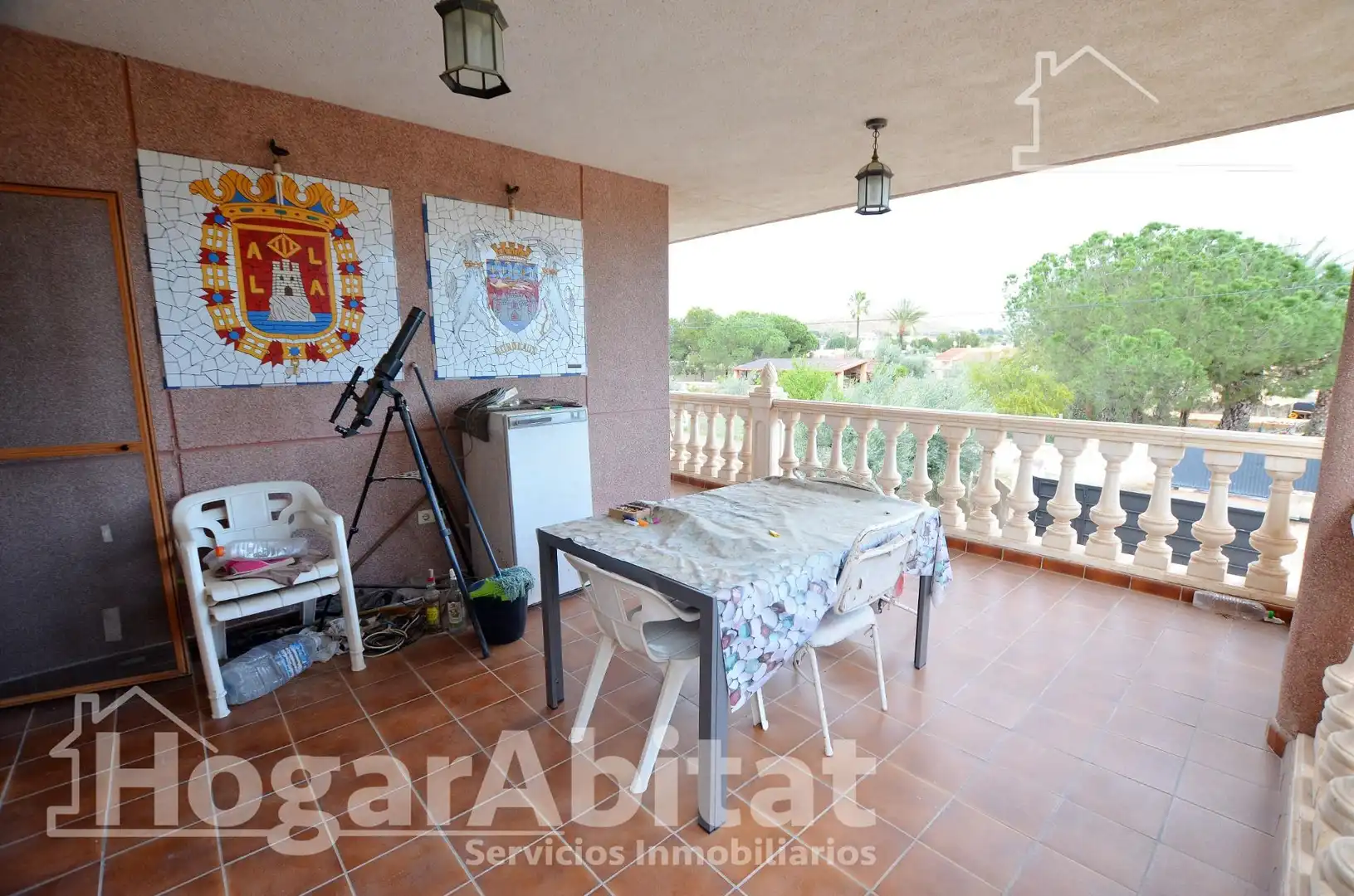 Terraza de Casa o chalet en venta en Alicante / Alacant con Aire acondicionado, Calefacción y Jardín privado