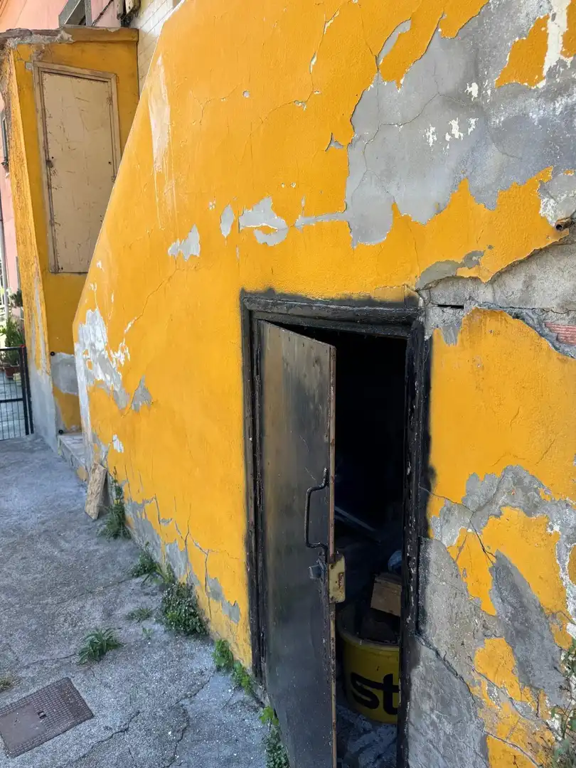 Vista exterior de Casa adosada en venda en Langreo amb Traster i Moblat