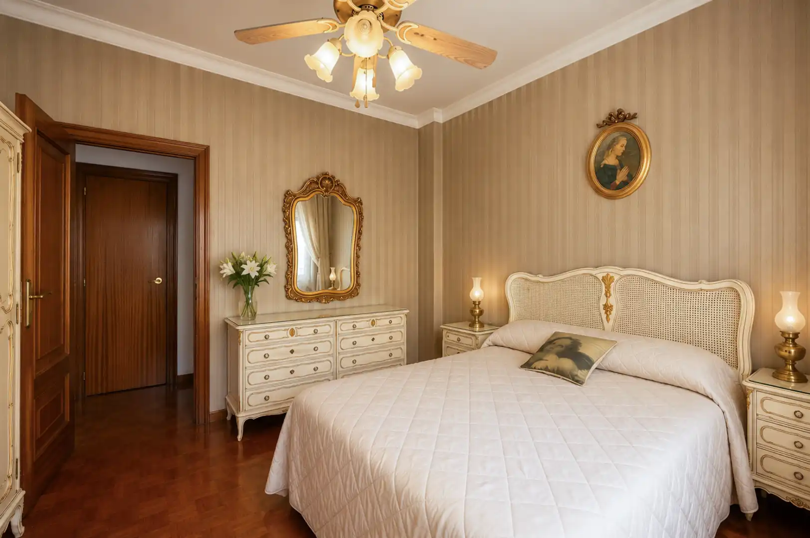 Schlafzimmer von Wohnung zum Verkauf in Madrid mit Klimaanlage und Heizung