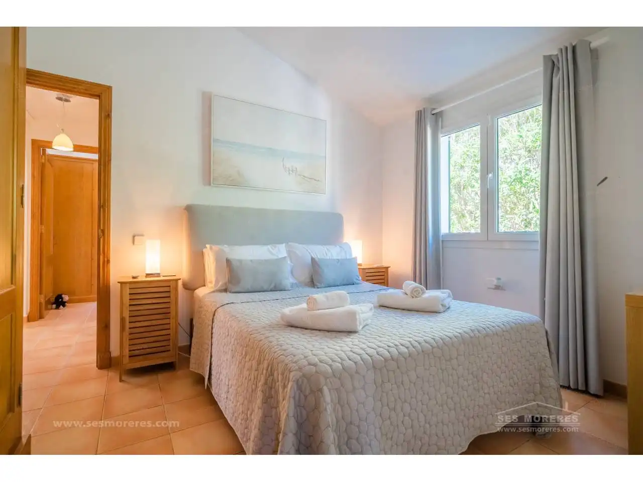 Bedroom of Houses for sale in Es Mercadal  with Air Conditioner, Private garden and Terrace