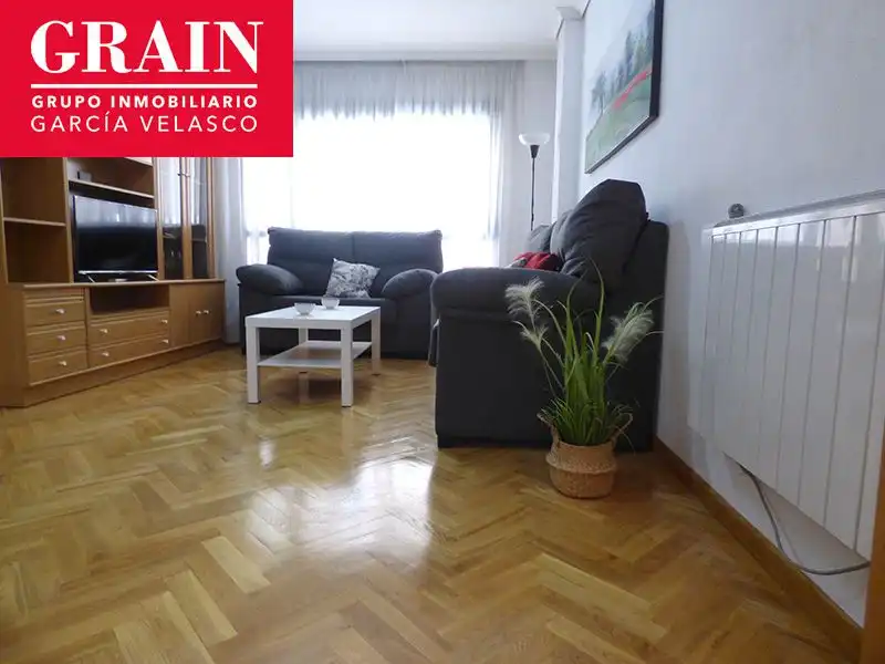 Sala d'estar de Apartament de lloguer en Albacete amb Aire condicionat, Calefacció i Parquet