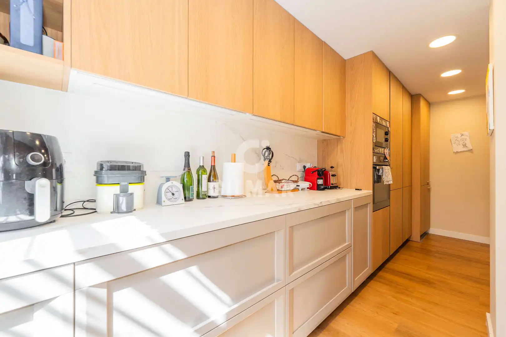 Kitchen of Flat for sale in Madrid  with Heating, Private garden and Swimming Pool