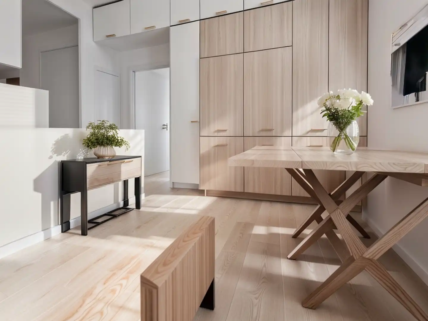 Cocina de Piso en venta en Santa Coloma de Gramenet con Parquet, Amueblado y Internet
