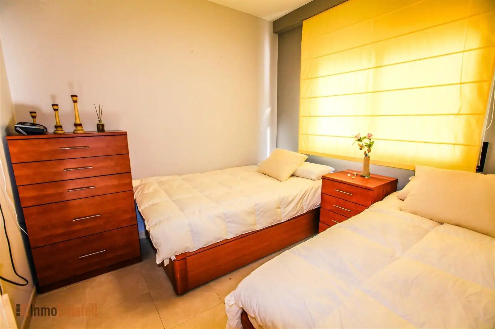Schlafzimmer von Haus oder Chalet zur Miete in Calafell mit Klimaanlage, Heizung und Terrasse