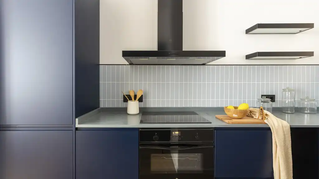 Cocina de Apartamento en venta en Barcelona con Aire acondicionado, Calefacción y Parquet