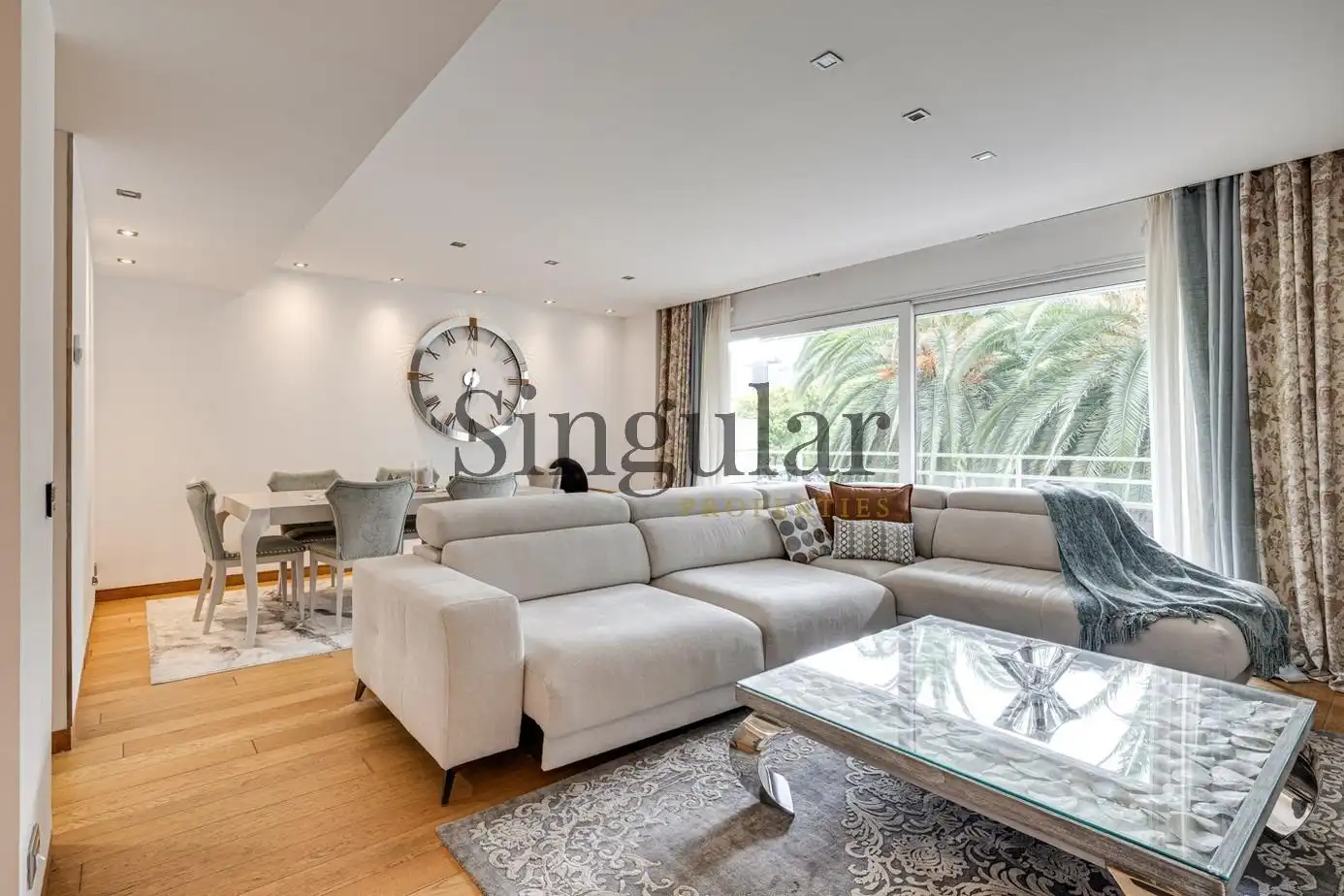 Sala de estar de Piso en venta en Barcelona con Aire acondicionado, Calefacción y Terraza