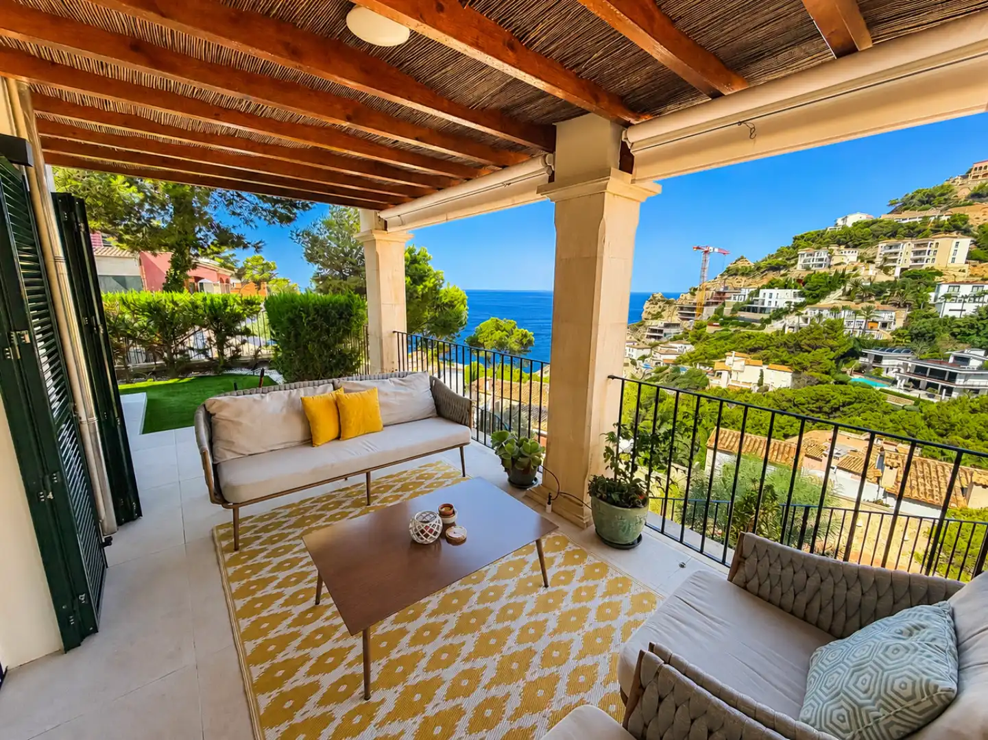 Terrasse von Wohnung zur Miete in Andratx mit Privatgarten, Terrasse und Schwimmbad