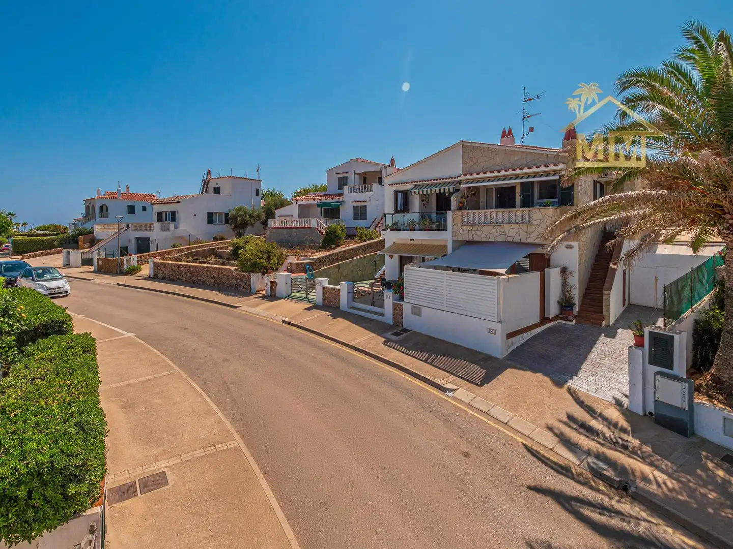 Außenansicht von Wohnungen zum Verkauf in Es Mercadal mit Klimaanlage, Privatgarten und Terrasse
