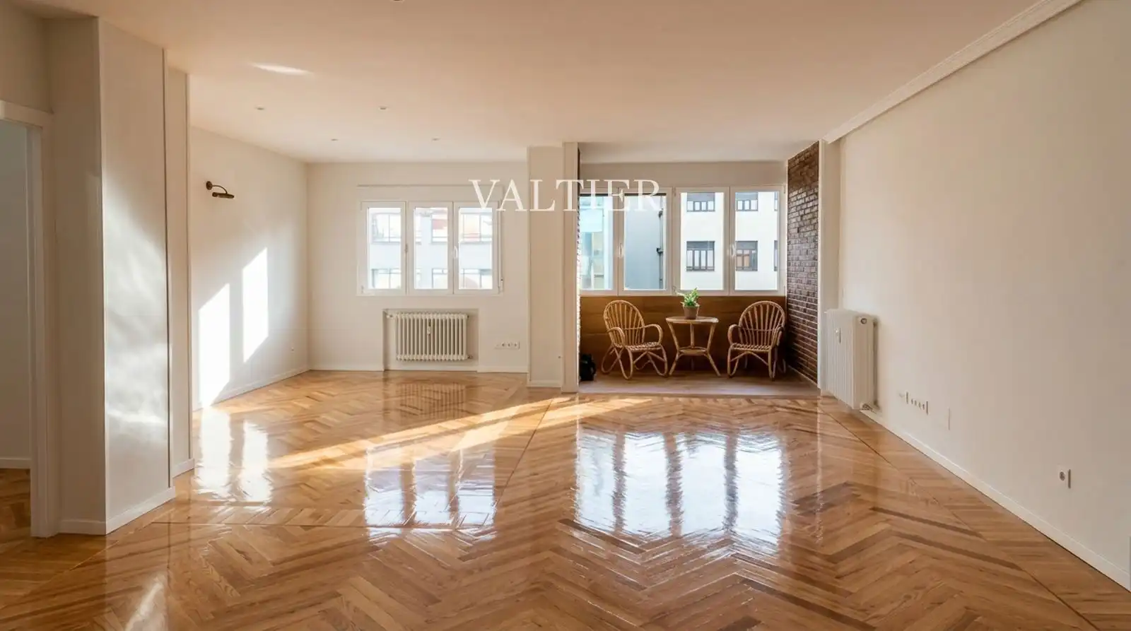 Sala d'estar de Pis de lloguer en Madrid amb Aire condicionat, Piscina i Piscina comunitària