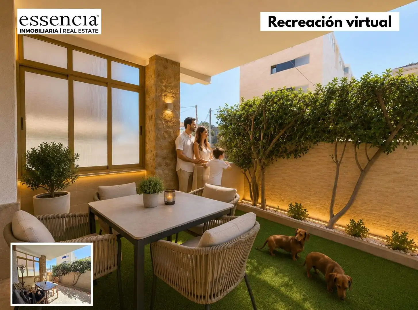 Terrace of Houses for sale in Piles  with Air Conditioner, Private garden and Terrace