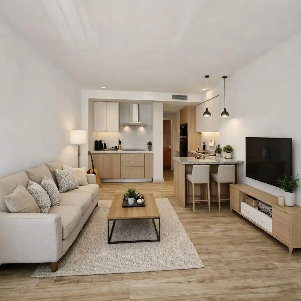 Living room of Attic for sale in Fuengirola  with Air Conditioner and Balcony