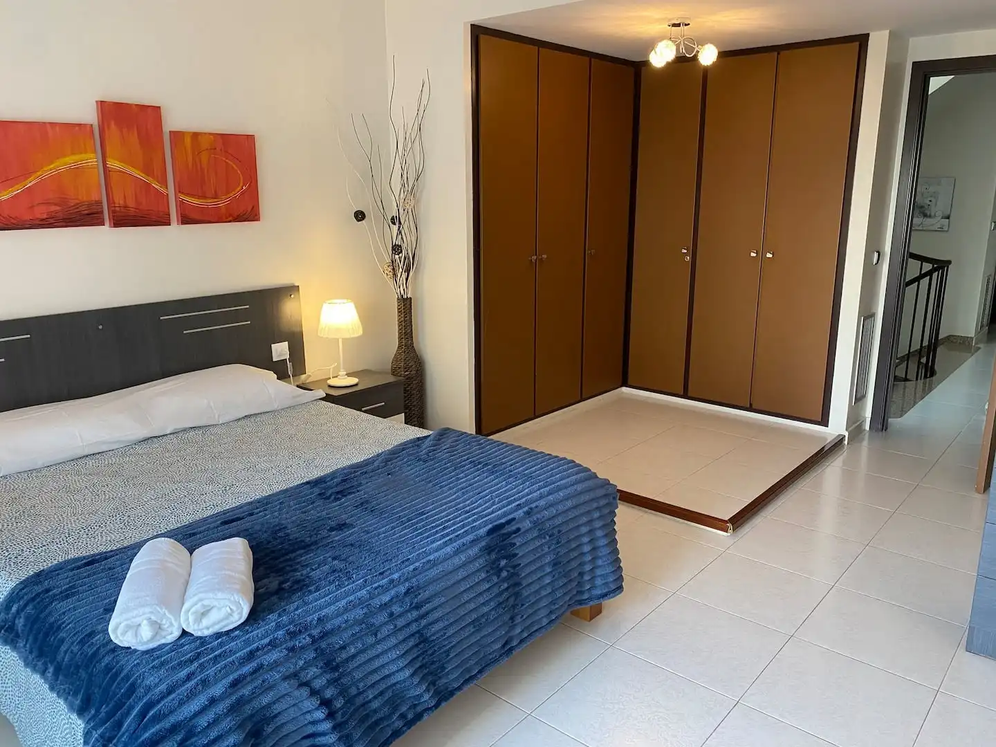 Dormitori de Casa adosada en venda en Calella amb Aire condicionat, Calefacció i Jardí privat